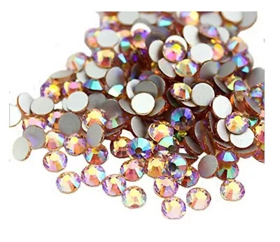£3.99 • Buy Jollin Glue Fix Flatback Rhinestones Glass Diamantes Gems Ss20 576 Pcs For Nail 