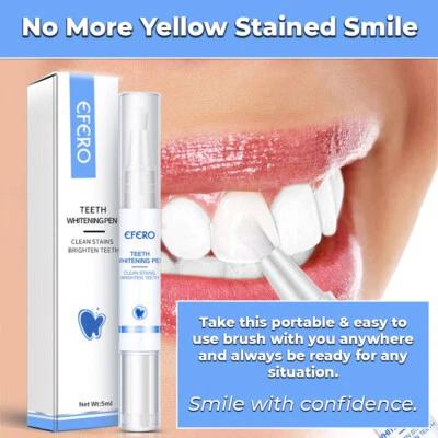 $29.95 • Buy New Instant Teeth Whitening Pen Tooth Kit Clean Gel Bleach Dental Strength