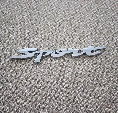 Chrome Car 3D Metal SPORT Logo Emblem Badge Sticker Trunk Fender Decal Accessory • $2.99