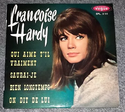 £9.95 • Buy FRANCOISE HARDY - Qui Aime T'Il Vraiment - Rare! 7  EP  (French Pressing) Superb