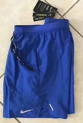 Nike Mens Flex Stride 7” 2-n-1 Spandex Lined Running Shorts CJ5471-480 Blue XL • $39.20