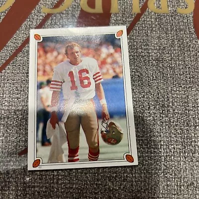 1987 Topps Album Stickers Joe Montana #60 HOF NFL 🔥0707 • $4.74