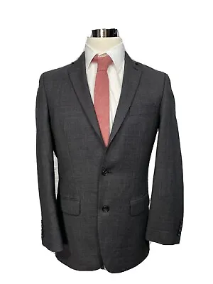 Marc Anthony Mens Gray 100% Wool Suit Jacket Sport Coat 38R • $47.97