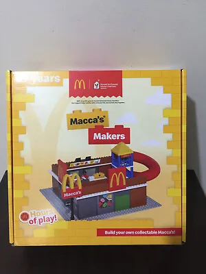 Mcdonalds Maccas Makers Nova Brix Glowing Sign Lego Compatiable Promo Shop Model • $78