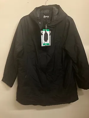 Women’s Down Lightweight Waterproof Jacket Hood Black Cloudfill  • $21.80