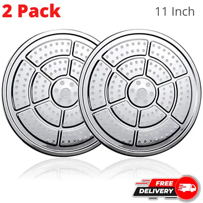2 Pack Canner Racks Stainless Steel Pressure Cooker 11  For Cooking Baking • $16.79