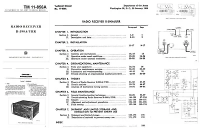 Collins R-390a / Urr 257 Page Instruction / Technical Manual • $34.95