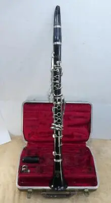 Vtg Selmer Bundy Resonite Clarinet W/ Mouthpiece & BUFFET CRAMPON Barrel & Case • $79.95