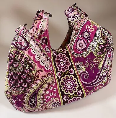 Vera Bradley Hobo Purse Handbag Very Berry Paisley • $24.99