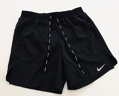 Nike Men’s Flex Stride 7” Brief-Lined Running Shorts DQ1819 010 Black Size L • $39.99