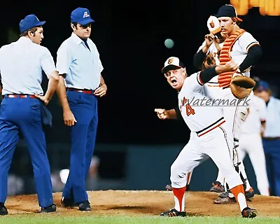 MLB Baltimore Orioles Earl Weaver Throwing Out The Umpire  Color 8 X 10 Photo • $5.59