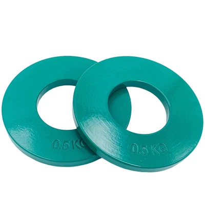 $28.88 • Buy 0.5kg Steel Fraction Plates Pairs Weight Lifting Strength Training Home Gym