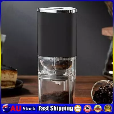 13W Burr Mill Type-C Charging 155ml Electric Coffee Bean Grinder Tools (Black) • $29.65