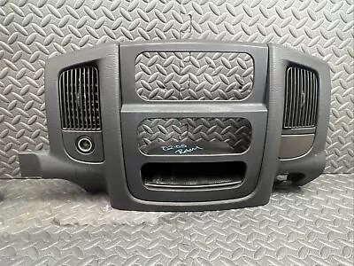 🔥 OEM 2002-2005 Dodge Ram Center Dash Radio Bezel Trim Panel Charcoal • $109.99