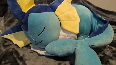 Pokemon Center Limited Vaporeon Suya Suya Sleeping Plush Doll Stuffed Toy 21  • $113.99