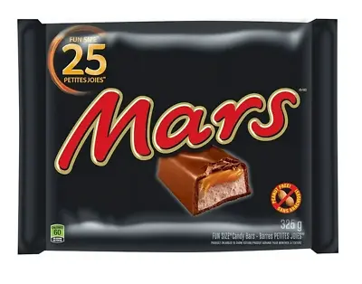 Mars Milk Chocolate Halloween Candy Bars 25 Mini Bars 325g/11.5oz Bag • $22.45