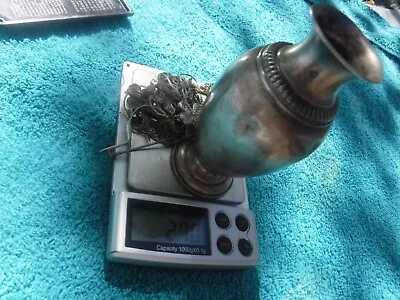 Sterling Silver Jewelry And Small Vase Lot • $15.50