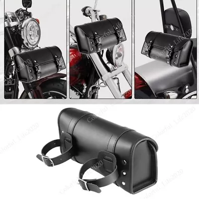 Tool Bag Fork Handlebar Roll Barrel Pouch For Yamaha Virago 1100 750 700 250 125 • $23.42