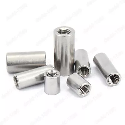 304 Stainless Steel Lengthen Round Nut Standoff Spacer Pillar M3 M4 M5 M6 To M20 • $118.36