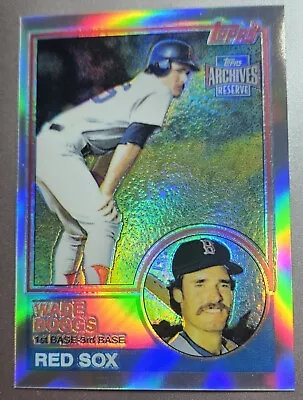 2001 Topps Archives Reserve Chrome Refractor Wade Boggs Rookie #7 EX/NM • $5