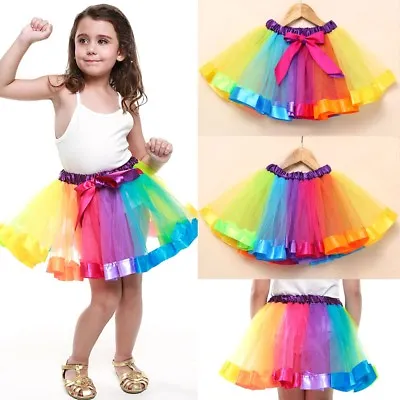 £4.99 • Buy Ballet Tutu Princess Dress Up Dance Wear Costume Party Girls Toddler Kids Skirt
