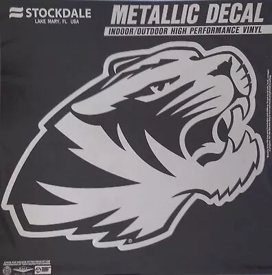 University Of Missouri Tigers 6 Inch Decal Sticker Metallic Chrome Shimmer... • $15.19