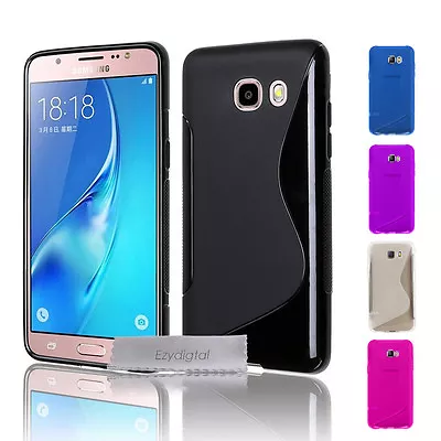 $4.49 • Buy S CURVED GEL CASE FOR SAMSUNG GALAXY J2 J5 J7 PRIME & PRO + Screen Protector
