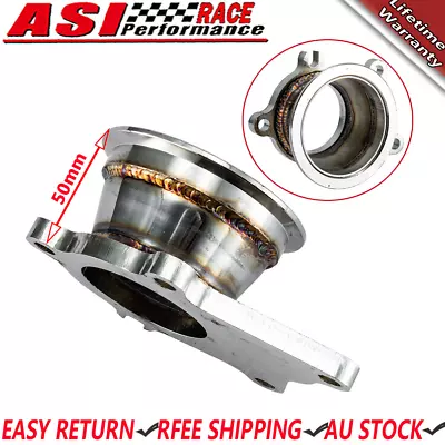 For T3 T4 Turbo 5 Bolt To 3 V-Band Flange Stainless Steel Turbo Flange Adapter • $45.99