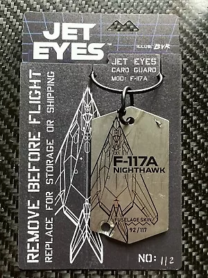 Jet Eyes Lockheed F-117 Nighthawk TITANIUM Plane Skin Tag Completely SOLD OUT • $600
