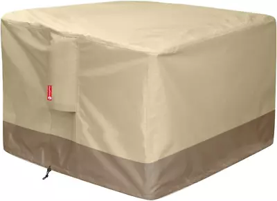 Gas Fire Pit Cover Square - 600D Heavy Duty Patio Outdoor Fire Pit Table Cover • $23.12