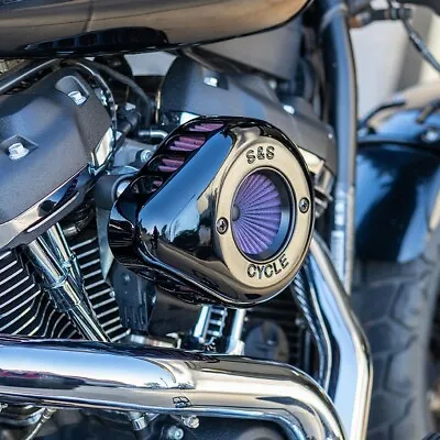 S&S Cycle Black Air Stinger Stealth Cleaner Filter 2017+ Harley Touring Softail • $359.95