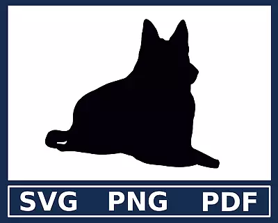 Dog SVG Vector Clip Art Design Silhouette Clipart For Vinyl Decal Sticker • $0.99