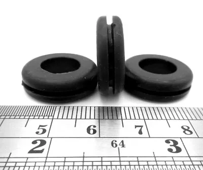 5/8  Hole Rubber Grommet Cable Wire Bushing For 5/8 Hole 1/16  Panel Has 3/8 ID • $12.60