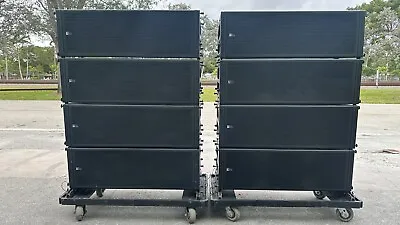 Meyer Sound MICA Powered Line Array Loudspeaker W/Cart-Cover (LOT OF 4)THS • $10995
