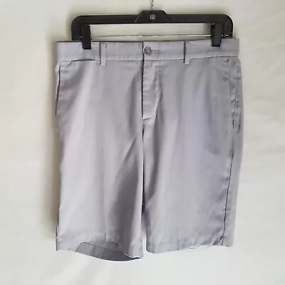 Nike Golf Dri-Fit Mens Grey Standard Fit Polyester Spandex Chino Shorts Size 30 • $17.95