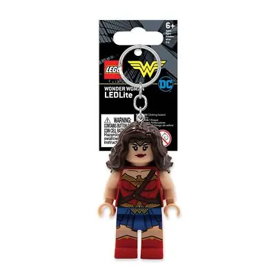 LEGO DC Super Heroes Wonder Woman LEGO Minifigure Key Light Keyring 5008113 • £17.95