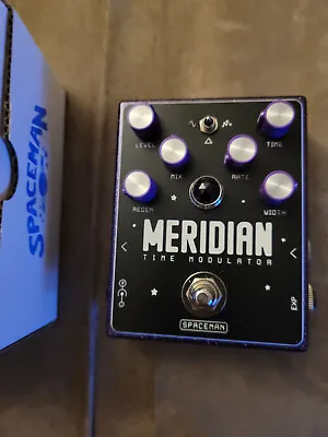 Spaceman Effects Meridian Time Modulator Chorus Vibrato Flanger Purple Pedal • $279.99