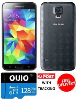 Samsung Galaxy S5 SM-G900I 4G LTE 16GB 5.1  ANDROID - Black - Factory Unlocked • $185