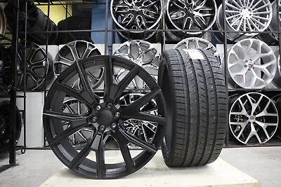 4 24   Wheels Rims Tires  GMC Sierra Yukon Chevy Silverado 1500 TAHOE 305/35r24 • $1900