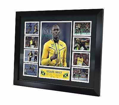 $259.95 • Buy Usain Bolt Signed Photo Framed Memorabilia Limited Edition Of 250 + Certificate
