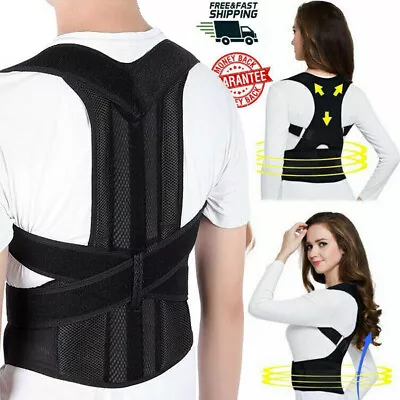 True Fit Posture Corrector Support Belt Adjustable Women Men Medical Clavicle • $11.79