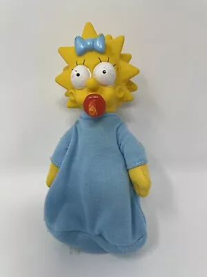 Vintage 1990 Simpsons Baby Maggie 7” Doll Plastic Head W Soft Body • $14.99