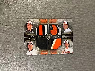 2017 Topps Museum Collection Primary Pieces Quad Relic Game Used Orioles /25 • $49.99