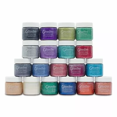 Angelus Brand GLITTERLITES GLITTER PAINT For Leather And Vinyl 1oz • $8.95