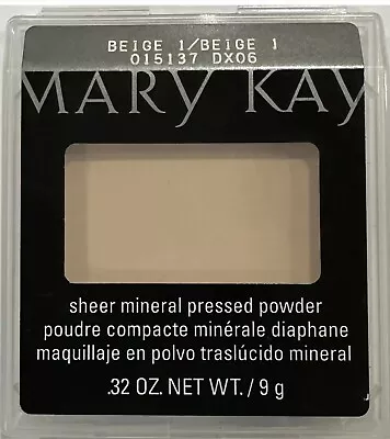 Mary Kay NEW BEIGE 1 Sheer Mineral Pressed Powder ~ 015137 • $16.50