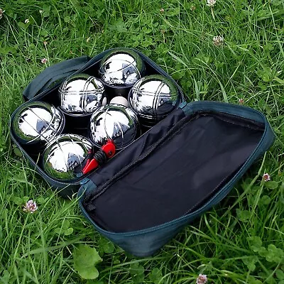 £24.24 • Buy Metal Boules In Carry Case Bowls With Ball Measure Classic New