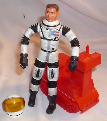 MATTEL MAJOR MATT MASON MEN IN SPACE FIGURE 1960s WITH HELMET & SPACE SLED • $49.99