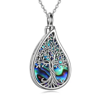 Tree Of Life Cremation Memorial For Ashes Keepsake Urn Necklace Without To * • £4.34