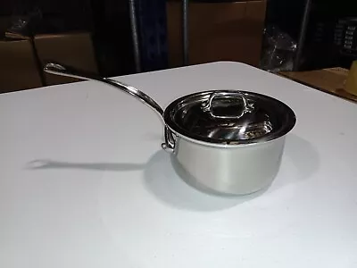 Mauviel M'Cook 2.6mm Sauce Pan With Lid & Cast Stainless Steel Handles 1.2-Qt • $128.31