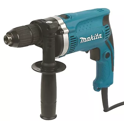 Makita Genuine Electric Hammer Drill Driver 240V 710W 13mm Keyless Chuck Handle • $128.68